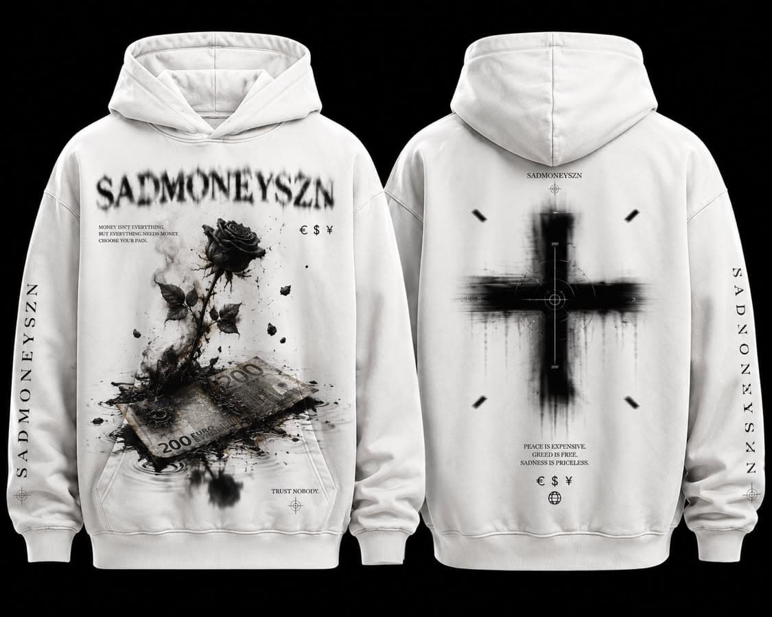 CHOOSE YOUR PAIN HOODIE — BONE — view 1